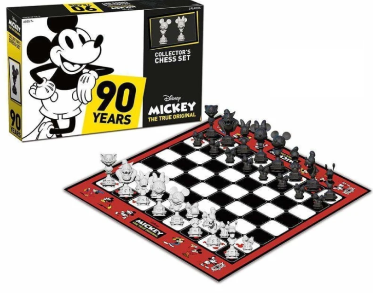 Jeu d'échecs Mickey Disney Collector 90 years