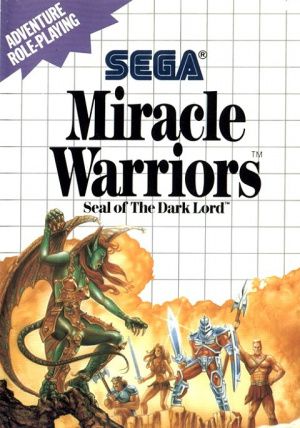 Jeu Master System Miracle Warriors Seal of the Dark Lord Occasion Multi langues 