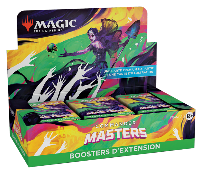 Magic: The Gathering - Commander Masters - Boîte de 24 boosters d'extension - FR