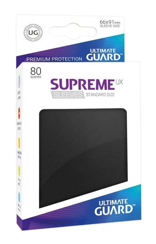 Sleeves - Ultimate Guard 80 pochettes Supreme UX Standard - Couleur variable