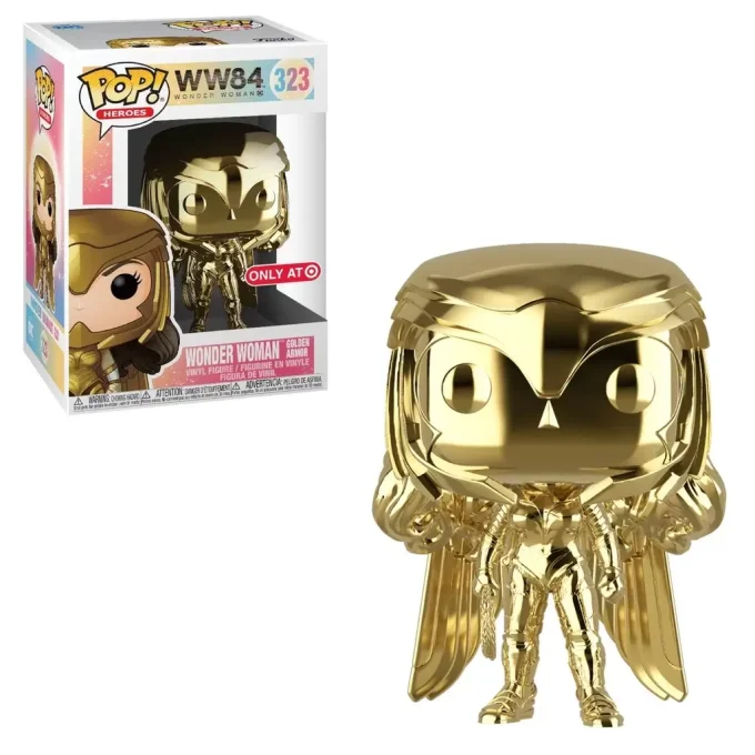 Funko Pop Wonder Woman golden armor 323 - WW84 special edition