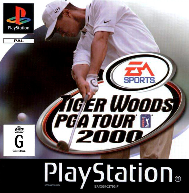 Jeu PS1  Tiger woods PGA tour 2000