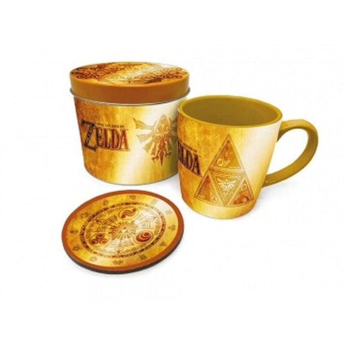 Pyramid Gift Set Mug and Coaster - The legend of Zelda