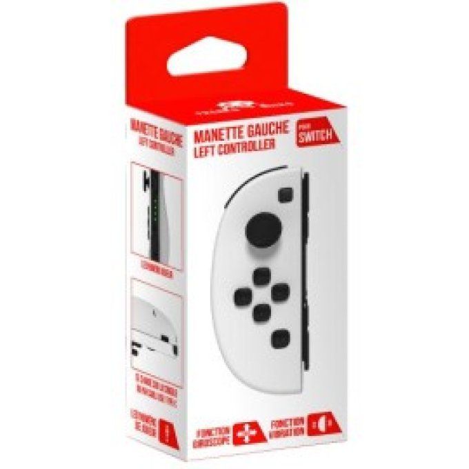 Freaks and Geeks - Manette gauche Blanche pour Switch