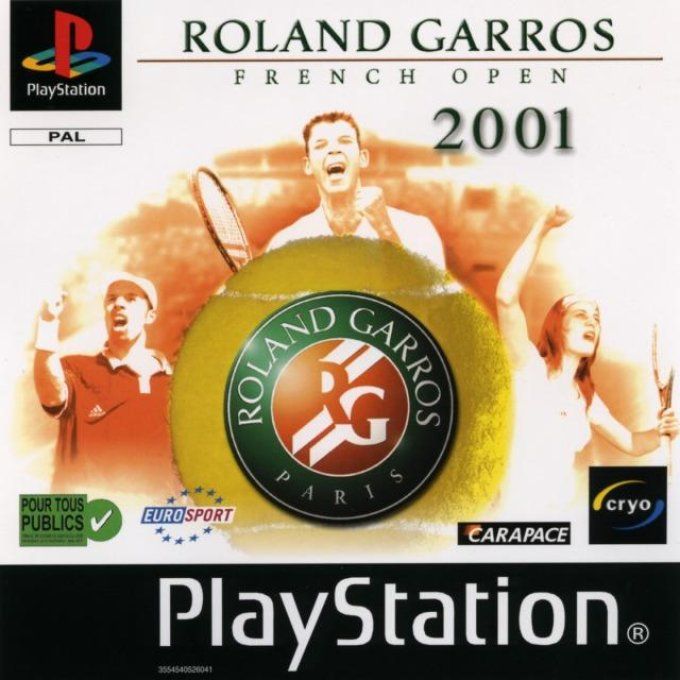 Jeu PS1 Roland Garros 2001 