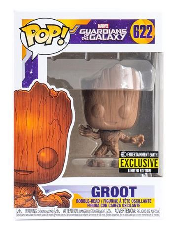 Funko Pop Marvel - Groot   Wood - figurine 622 Entertainment Earth