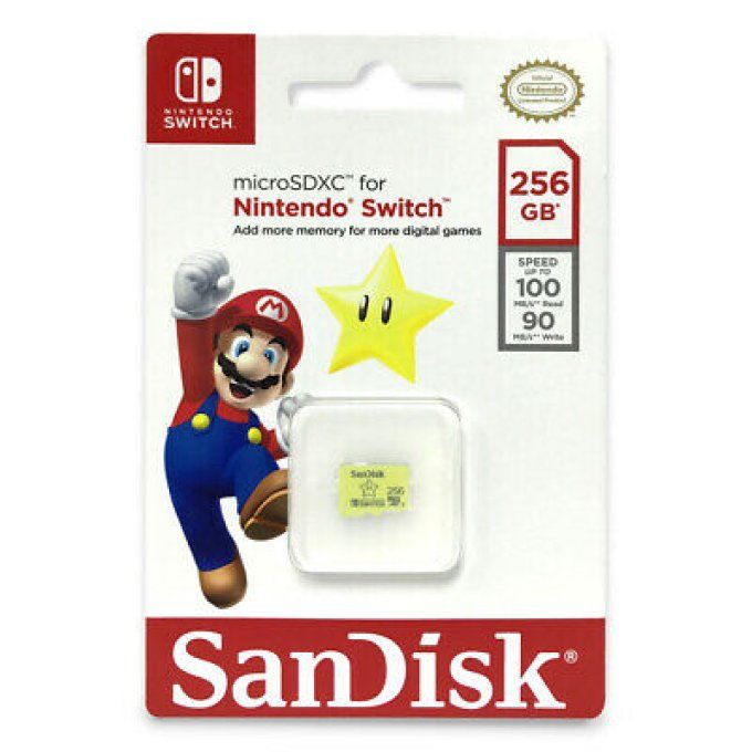 Nintendo Switch - Sandisk - MicroSDXC 256GB