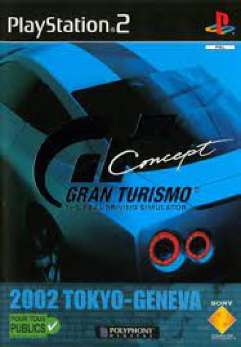 Jeu PS2 Gran Turismo Concept 2002 Tokyo-Geneva