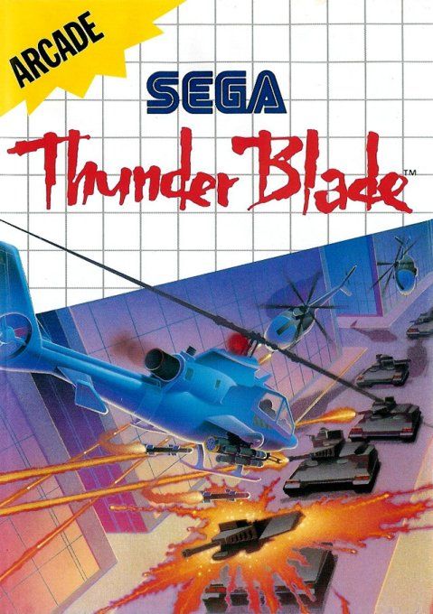 Jeu Master System - Thunder Blade - En boite