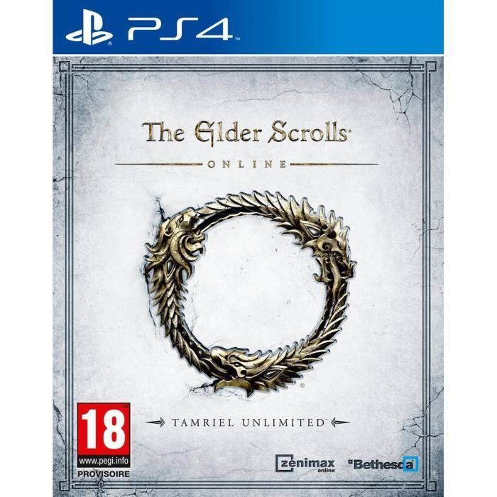 Jeu PS4 The Elder Scrolls online (occasion)