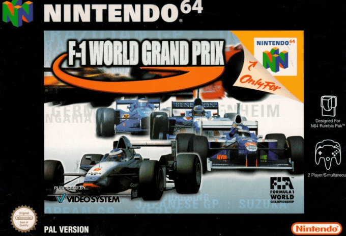 Jeu Nintendo 64 F1 World Grand Prix en boite avec livret EUR