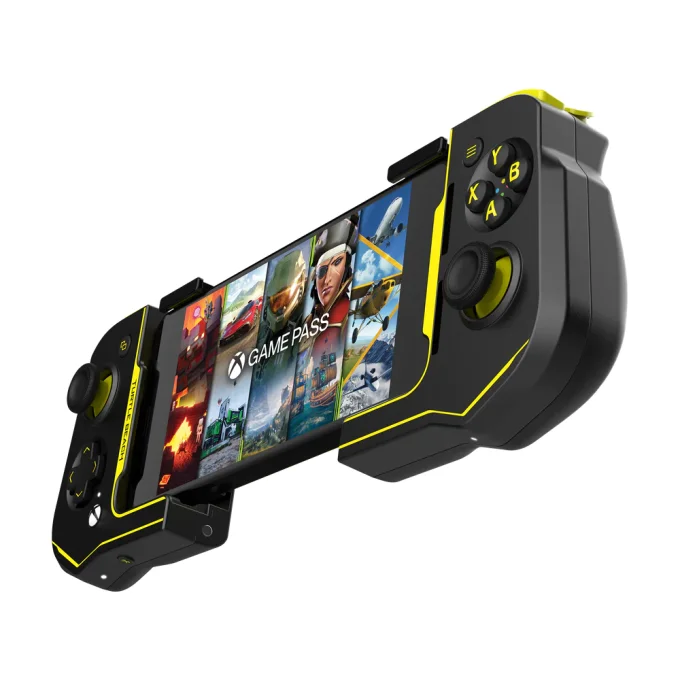Turtle Beach - Manette de jeu mobile Atom noire et jaune pour android smartphones