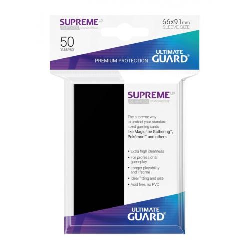 Sleeves - Ultimate Guard 50 pochettes Supreme UX Standard - Couleur variable