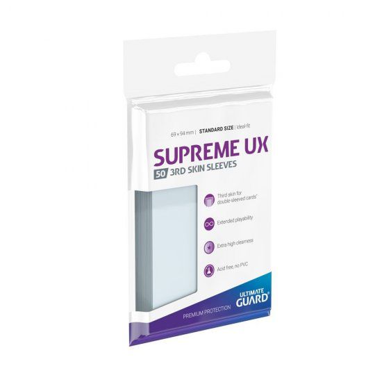 Sleeves - Ultimate Guard Supreme UK 50 3rd Skin 