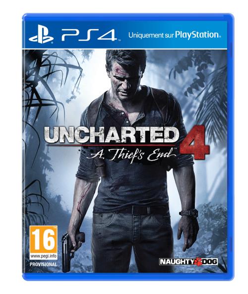 Jeu PS4 Uncharted 4 a thieve's end  (occasion)