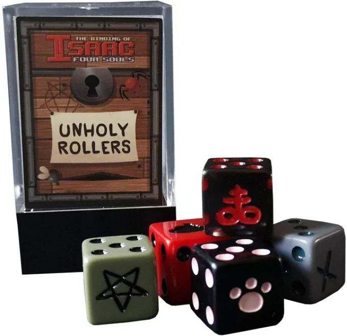 The Binding of Isaac: Four souls - Dice set - Unholly Rollers
