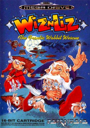 Jeu Mega Drive Pal Wiz 'n' Liz The Frantic Wabbit Wescue Occasion 
