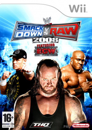 Jeu Wii Smackdown vs Raw 2008 