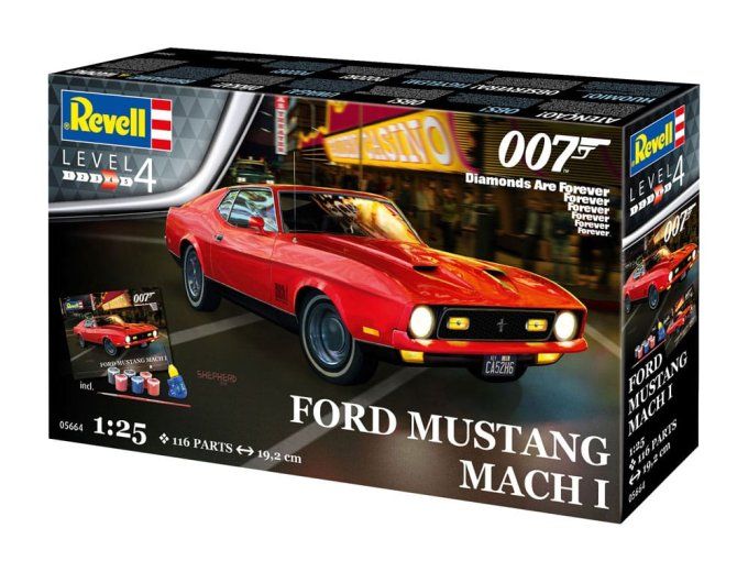 James Bond "Diamonds are Forever" Mustang - Exclusive gift set