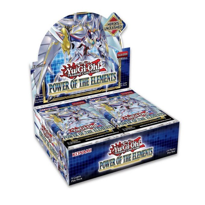 Boite de 24 Boosters Yu Gi Oh : Power of the elements  - PRECO 08/22